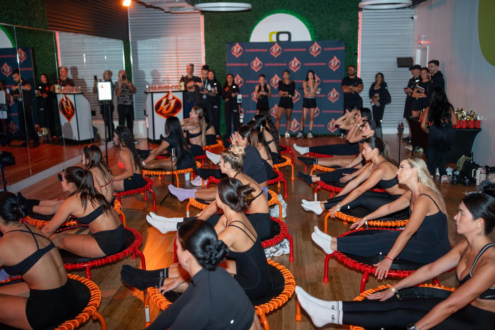 Latin Jump Miami class in action